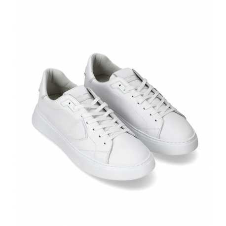 Baskets Temple full blanche cuir BTLU V001 Philippe Model homme boutique Strasbourg sneaker online concept store 