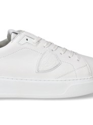 Baskets Temple full blanche cuir BTLU V001 Philippe Model homme boutique Strasbourg sneaker online concept store 