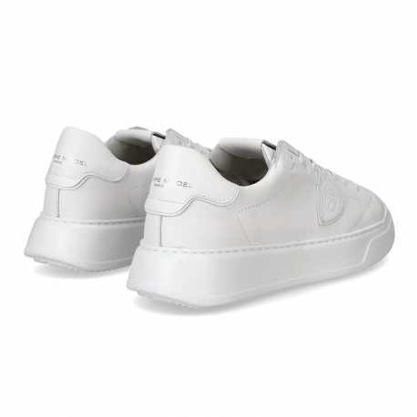 Baskets Temple full blanche cuir BTLU V001 Philippe Model homme boutique Strasbourg sneaker online concept store 