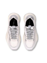Baskets Odeon cuir mesh blanc spoiler argent BZLD VR04 Philippe Model femme boutique Strasbourg sneaker online store 