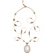 Collier Tibétain Stib Pierre de Lune 53-TIB2-MOON STONE Sharing Boutique online Strasbourg Jewellery Concept store