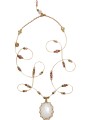 Collier Tibétain Stib Pierre de Lune 53-TIB2-MOON STONE Sharing Boutique online Strasbourg Jewellery Concept store