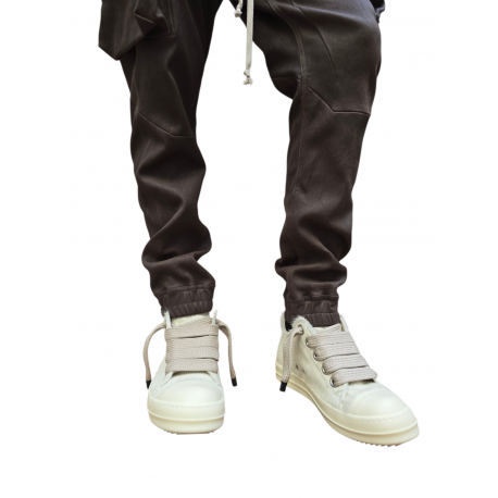 Pantalon Mastodon cargo Dark Dust Cuir agneau stretch Rick Owens homme RU02E 1396 LSV 78 vêtement boutique Strasbourg