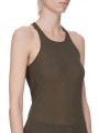 Débardeur Rib Tank vert Bosco Rick Owens Femme RP02E 4101 MR 25 Strasbourg Boutique Online Mode Créateur 
