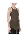 Débardeur Rib Tank vert Bosco Rick Owens Femme RP02E 4101 MR 25 Strasbourg Boutique Online Mode Créateur 