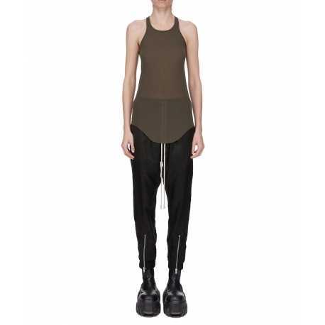 Débardeur Rib Tank vert Bosco Rick Owens Femme RP02E 4101 MR 25 Strasbourg Boutique Online Mode Créateur 