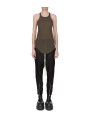 Débardeur Rib Tank vert Bosco Rick Owens Femme RP02E 4101 MR 25 Strasbourg Boutique Online Mode Créateur 