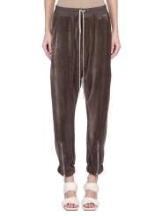 Pantalon Dark dust pan de velours zip bas Tecuatl Track Pant RP02E 4320 V 78 Rick Owens Femme mode concept store 