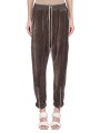 Pantalon Dark dust pan de velours zip bas Tecuatl Track Pant RP02E 4320 V 78 Rick Owens Femme mode concept store 