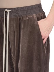 Pantalon Dark dust pan de velours zip bas Tecuatl Track Pant RP02E 4320 V 78 Rick Owens Femme mode concept store 