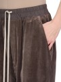 Pantalon Dark dust pan de velours zip bas Tecuatl Track Pant RP02E 4320 V 78 Rick Owens Femme mode concept store 