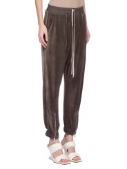 Pantalon Dark dust pan de velours zip bas Tecuatl Track Pant RP02E 4320 V 78 Rick Owens Femme mode concept store 