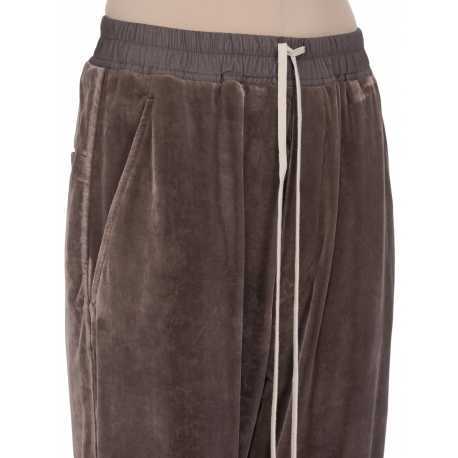 Pantalon Dark dust pan de velours zip bas Tecuatl Track Pant RP02E 4320 V 78 Rick Owens Femme mode concept store 