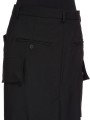 Jupe cargo longue noir Firbanks Skirt RP02E 4379 WGP 09 Rick Owens Femme Strasbourg fashion mode créateur boutique