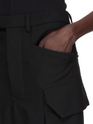 Jupe cargo longue noir Firbanks Skirt RP02E 4379 WGP 09 Rick Owens Femme Strasbourg fashion mode créateur boutique