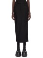 Jupe cargo longue noir Firbanks Skirt RP02E 4379 WGP 09 Rick Owens Femme Strasbourg fashion mode créateur boutique