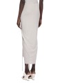 Jupe longue drapée avant gris Pearl Knee Draped Skirt RP02E 4384 JR 08 Rick Owens Femme mode women fashion créateur 
