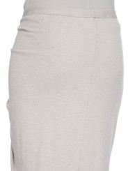 Jupe longue drapée avant gris Pearl Knee Draped Skirt RP02E 4384 JR 08 Rick Owens Femme mode women fashion créateur 