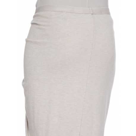 Jupe longue drapée avant gris Pearl Knee Draped Skirt RP02E 4384 JR 08 Rick Owens Femme mode women fashion créateur 