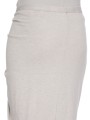 Jupe longue drapée avant gris Pearl Knee Draped Skirt RP02E 4384 JR 08 Rick Owens Femme mode women fashion créateur 