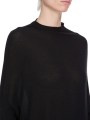 Pull Crater Knit noir mérinos manches longues RP02E 4629 M 09Rick Owens Femme Strasbourg fashion mode concept store