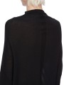 Pull Crater Knit noir mérinos manches longues RP02E 4629 M 09Rick Owens Femme Strasbourg fashion mode concept store