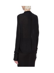 Pull Crater Knit noir mérinos manches longues RP02E 4629 M 09Rick Owens Femme Strasbourg fashion mode concept store
