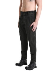Pantalon costume droit velours Mude taupe La Haine Inside Us Homme M1118 Strasbourg Boutique Online Mode Créateur