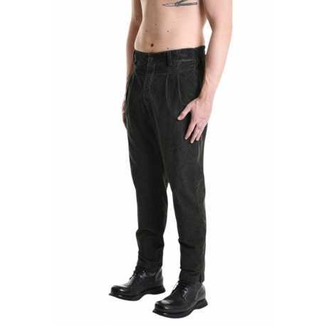 Pantalon costume droit velours Mude taupe La Haine Inside Us Homme M1118 Strasbourg Boutique Online Mode Créateur