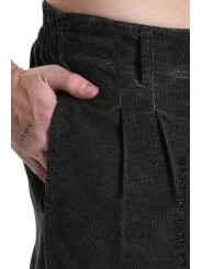 Pantalon costume droit velours Mude taupe La Haine Inside Us Homme M1118 Strasbourg Boutique Online Mode Créateur
