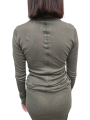 T-shirt manches longues coton vert Bosco Rib Lst Rick Owens Femme RP02E 4202 MR 25 fashion mode créateur Strasbourg