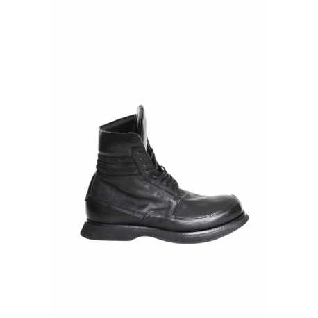 Boots cuir noir La Haine Inside Us Homme 9OM1197 Strasbourg Boutique Online Mode Créateur 