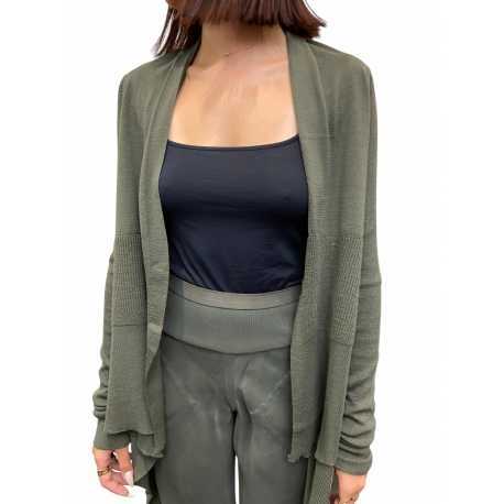 Gilet Wrap Médium vert Bosco Rick Owens Femme RP02E 4642 M 25 Strasbourg Boutique Online Mode Créateur