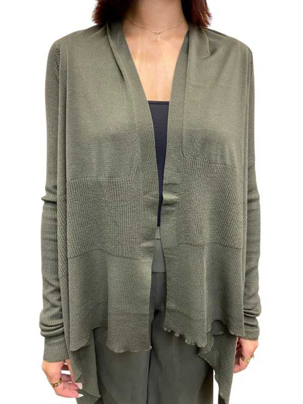 Gilet Wrap Médium vert Bosco Rick Owens Femme RP02E 4642 M 25 Strasbourg Boutique Online Mode Créateur