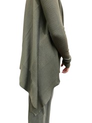 Gilet Wrap Médium vert Bosco Rick Owens Femme RP02E 4642 M 25 Strasbourg Boutique Online Mode Créateur