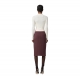 Polo col bijoux milk rayé uni Elisabetta Franchi Femme MK09B DZ9 Strasbourg Boutique Online Mode Créateur 
