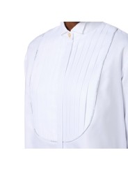 Chemise coton plastron blanc col cassé Elisabetta Franchi Femme CA110 100 Strasbourg Boutique Online Mode Créateur 