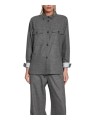 Chemise flanelle grise City field Mason's Femme 4GC34010 MTE178 019 Strasbourg Boutique Online Mode 