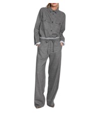 Chemise flanelle grise City field Mason's Femme 4GC34010 MTE178 019 Strasbourg Boutique Online Mode 