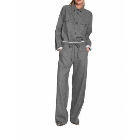 Chemise flanelle grise City field Mason's Femme 4GC34010 MTE178 019 Strasbourg Boutique Online Mode 