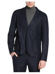 Veste jersey bleu chiné Roma Mason's Homme 9GC3880 MTE852 012 Strasbourg Boutique Online Mode 