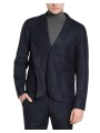 Veste jersey bleu chiné Roma Mason's Homme 9GC3880 MTE852 012 Strasbourg Boutique Online Mode 