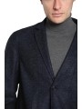 Veste jersey bleu chiné Roma Mason's Homme 9GC3880 MTE852 012 Strasbourg Boutique Online Mode 