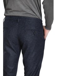 Pantalon chino jersey bleu chiné Torino Jog Mason's Homme 9PF2R5450 MTE852 01 Strasbourg Boutique Online Mode 