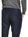 Pantalon chino jersey bleu chiné Torino Jog Mason's Homme 9PF2R5450 MTE852 01 Strasbourg Boutique Online Mode 