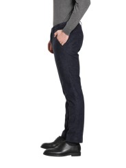 Pantalon chino jersey bleu chiné Torino Jog Mason's Homme 9PF2R5450 MTE852 01 Strasbourg Boutique Online Mode 
