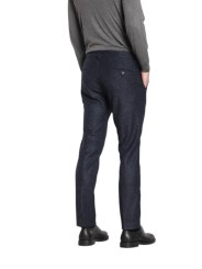 Pantalon chino jersey bleu chiné Torino Jog Mason's Homme 9PF2R5450 MTE852 01 Strasbourg Boutique Online Mode 