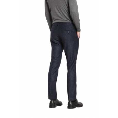Pantalon chino jersey bleu chiné Torino Jog Mason's Homme 9PF2R5450 MTE852 01 Strasbourg Boutique Online Mode 