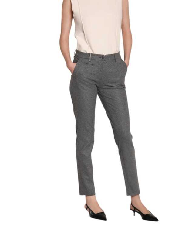 Chino flanelle grise New York Slim Mason's Femme 4PNTD1190N JERT404 019 Strasbourg Boutique Online Mode 