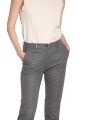 Chino flanelle grise New York Slim Mason's Femme 4PNTD1190N JERT404 019 Strasbourg Boutique Online Mode 